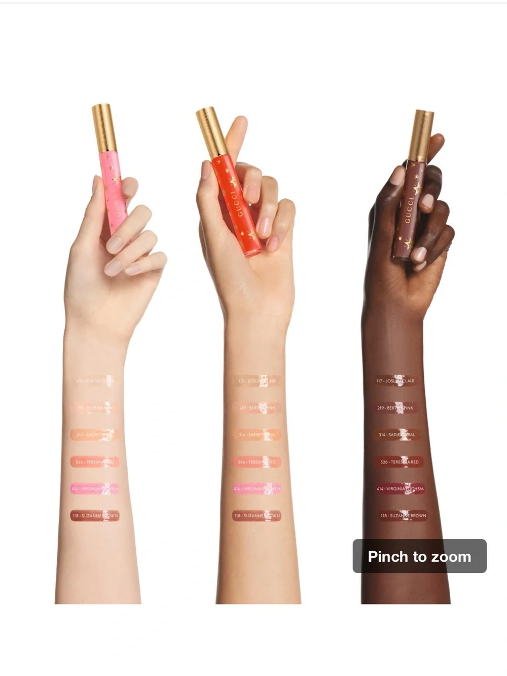 Gucci Plumping, Soothing & Moisturizing Lip Gloss –314 Sadie Coral.